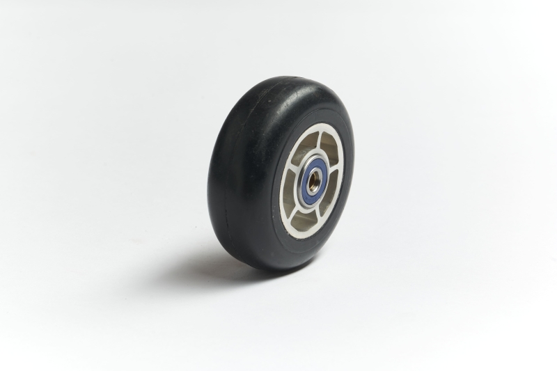 Bild, Skiroller Rolle (Skating) aus Gummi mit Aluminium Felge + Kugellager