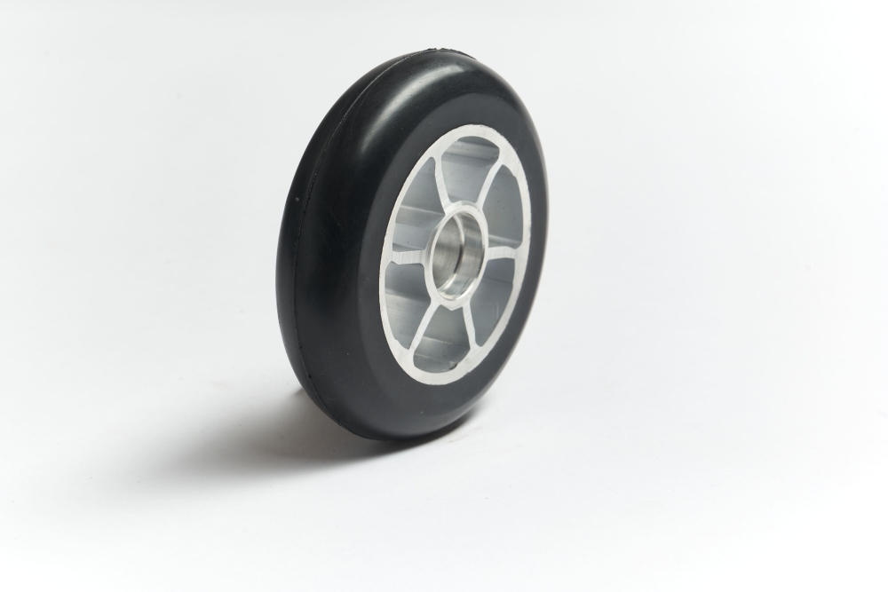 Bild, Skiroller Gummi Rolle (Skating)  mit Aluminium Felge