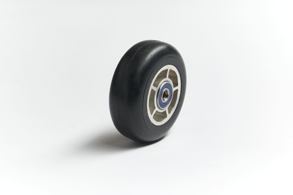 Bild, Skiroller Rolle (Skating) aus Gummi mit Aluminium Felge + Kugellager