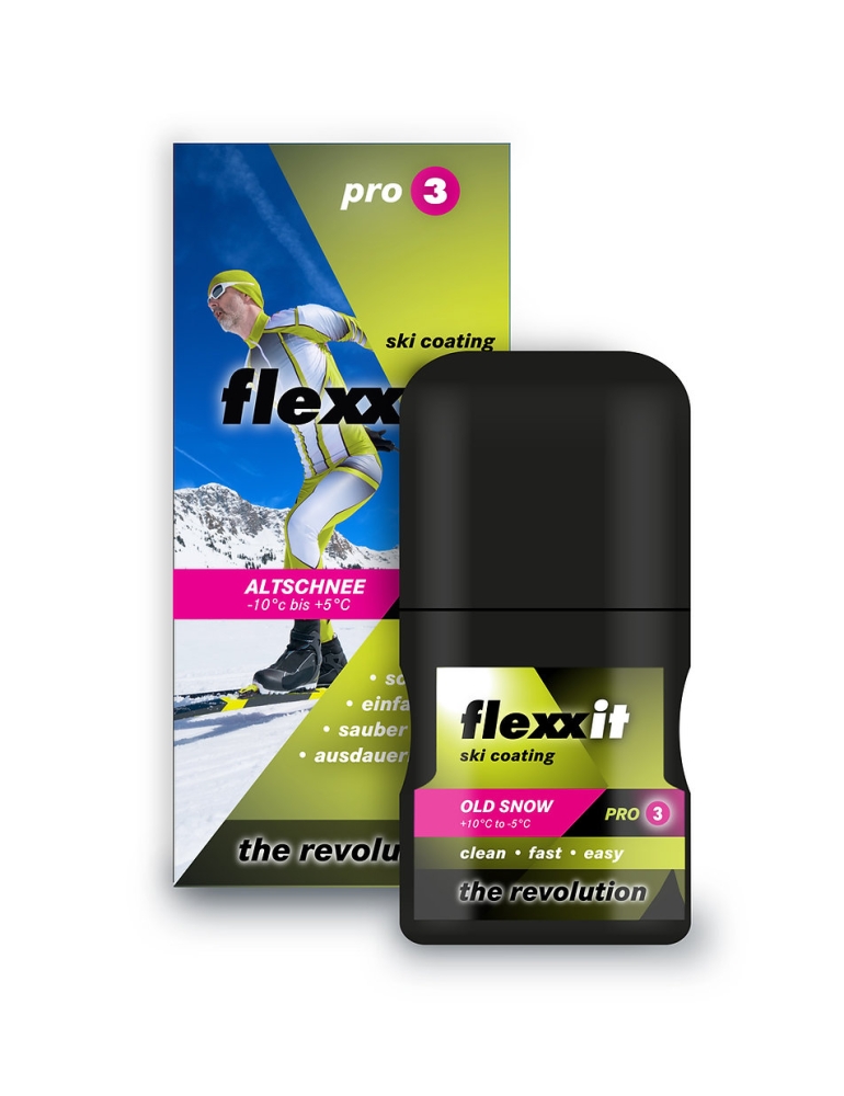 FLEXXIT profesionell ski coating PRO 3 / ALTSCHNEE, Temp.: -5°C bis +10°C
