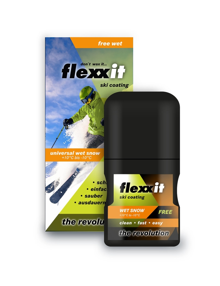 FREE-WET, Ski Coating Universalprodukt für wärmere, nasse Wetterbedingungen